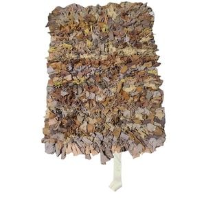 Urban Outfitters Renewal RARE Moroccan Rag Rug Shaggy Boho Mute Neutral 2X3